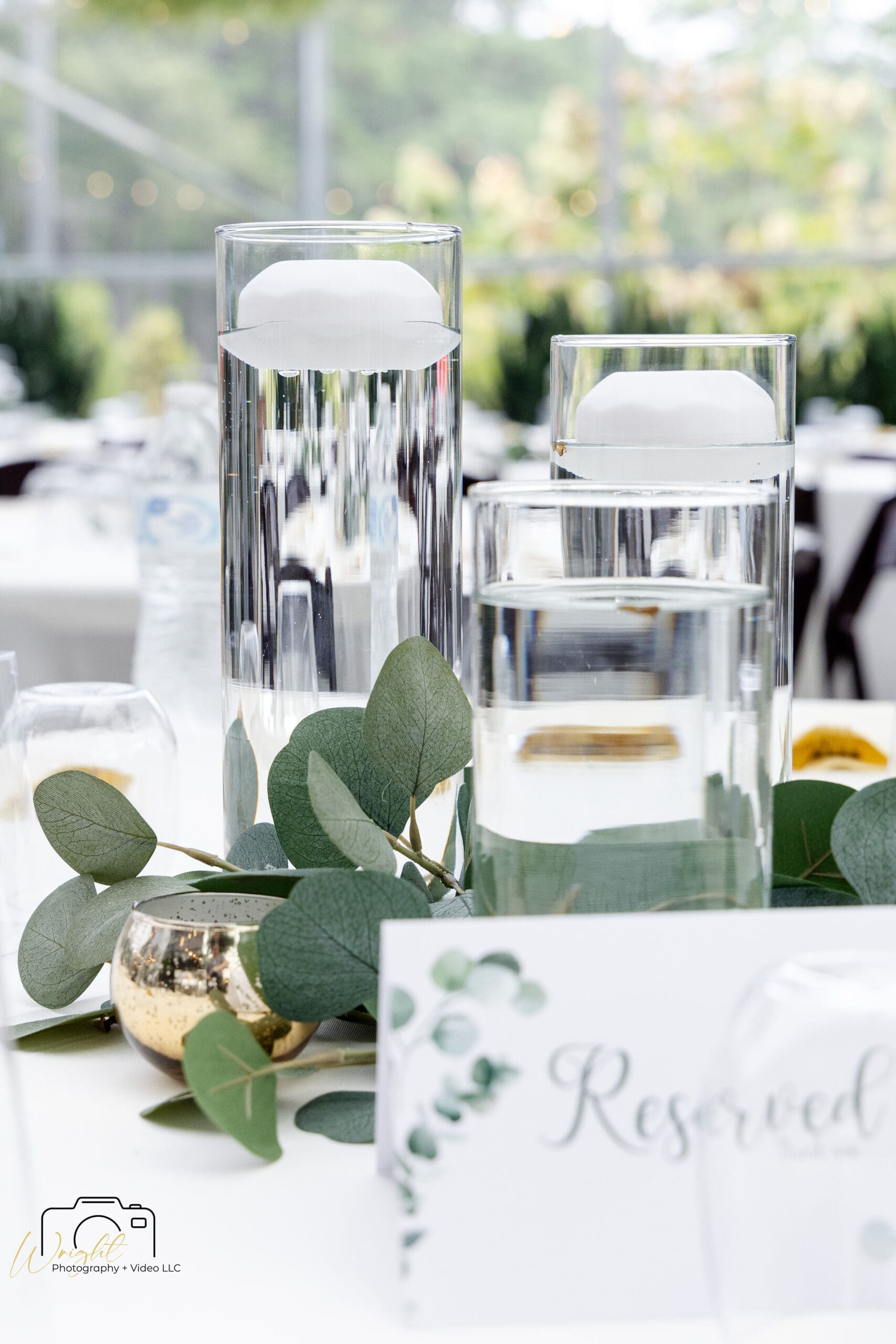 Reception centerpiece detail