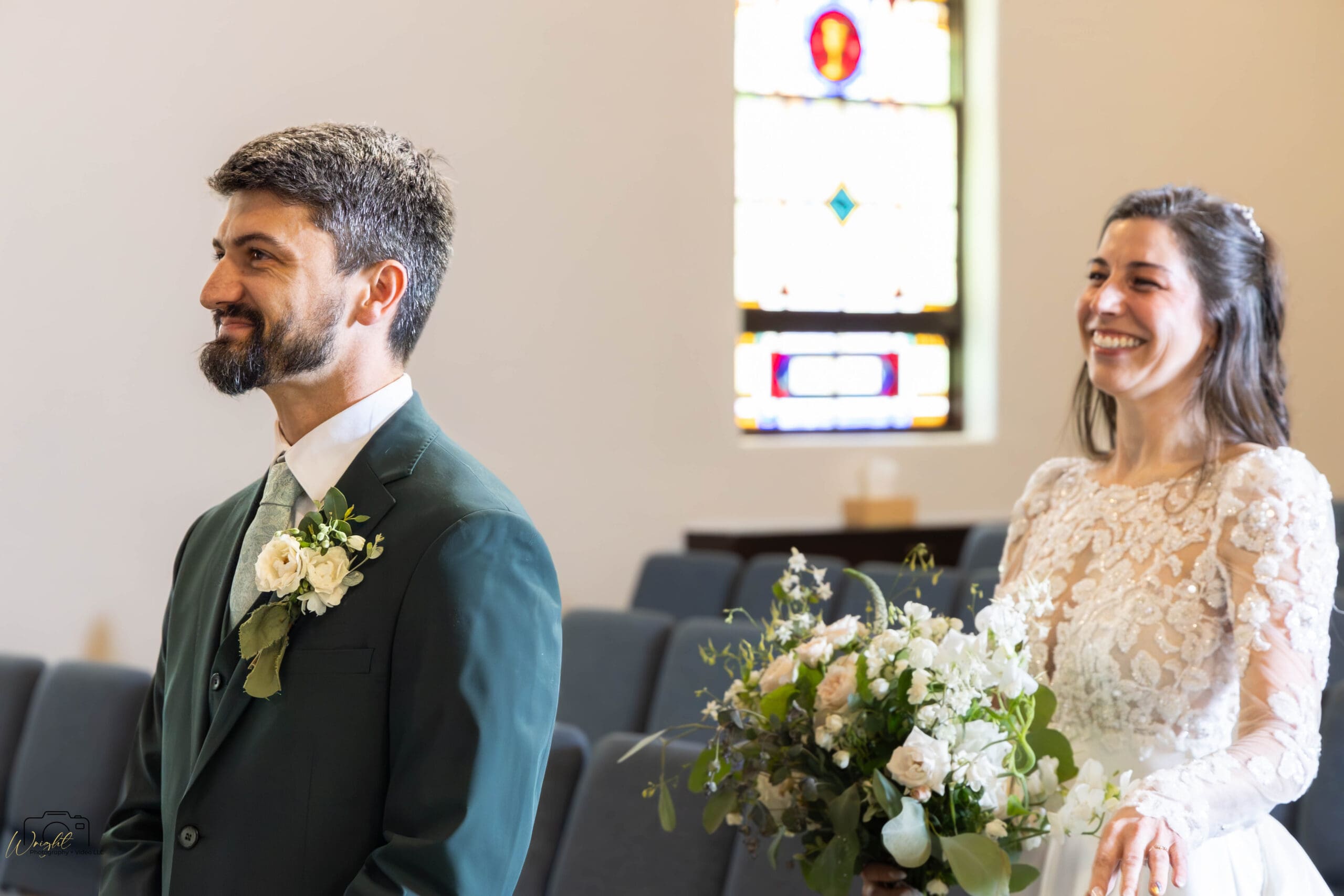 Ryan turning around to see Elizabeth for the first time
