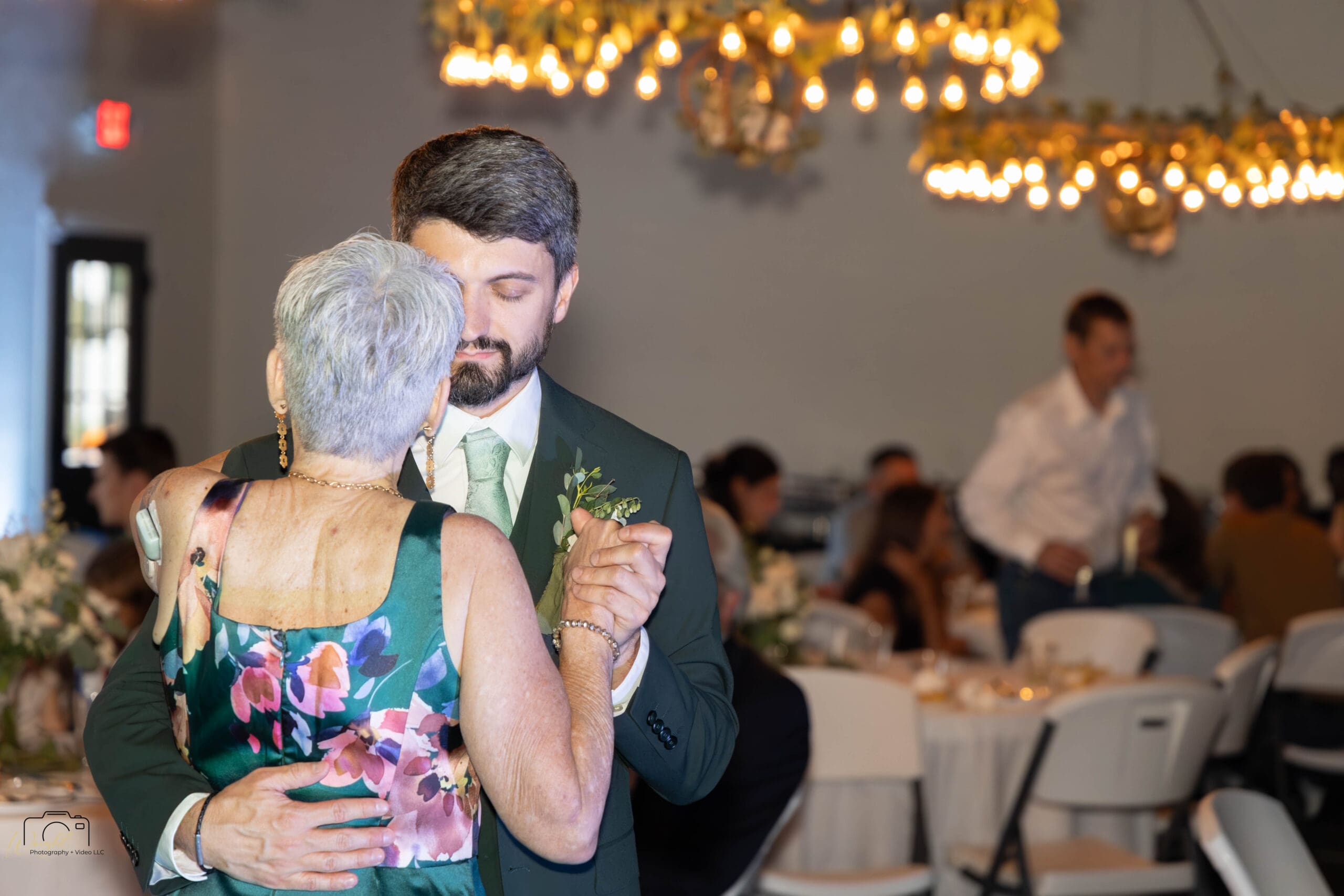 Ryan dancing with his mom, Vickie